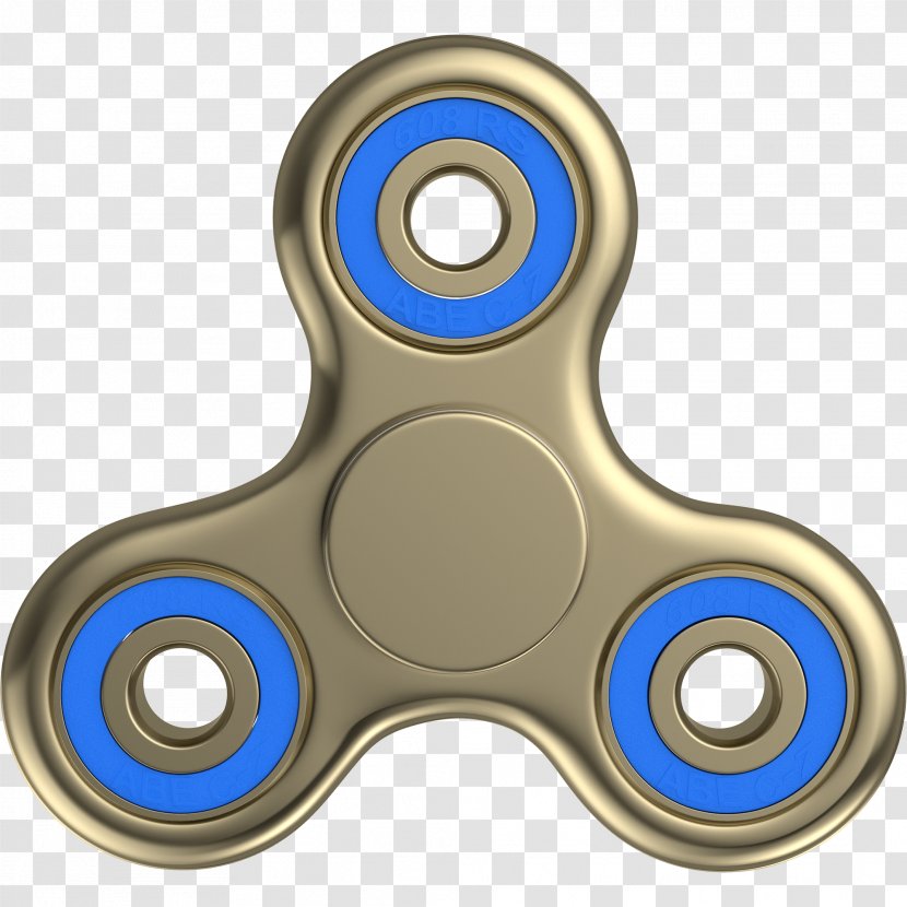 Fidget Spinner Fidgeting Toy Spinning Tops Gold Transparent PNG