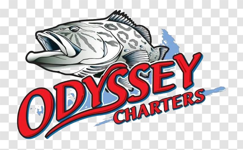 Odyssey Fishing Charters Logo Recreational Boat - Grouper - Clean Up Crew Transparent PNG