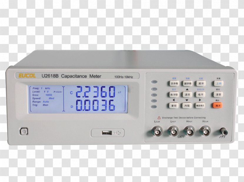 Electronics Capacitance Meter Multimeter Capacitor - Accessory Transparent PNG