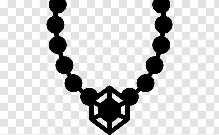Black And White Necklace - Clothing Accessories - Fashion Transparent PNG