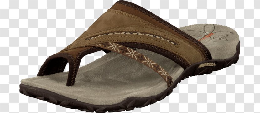 Slide Shoe Sandal Walking - Brown - Dark Earth Transparent PNG