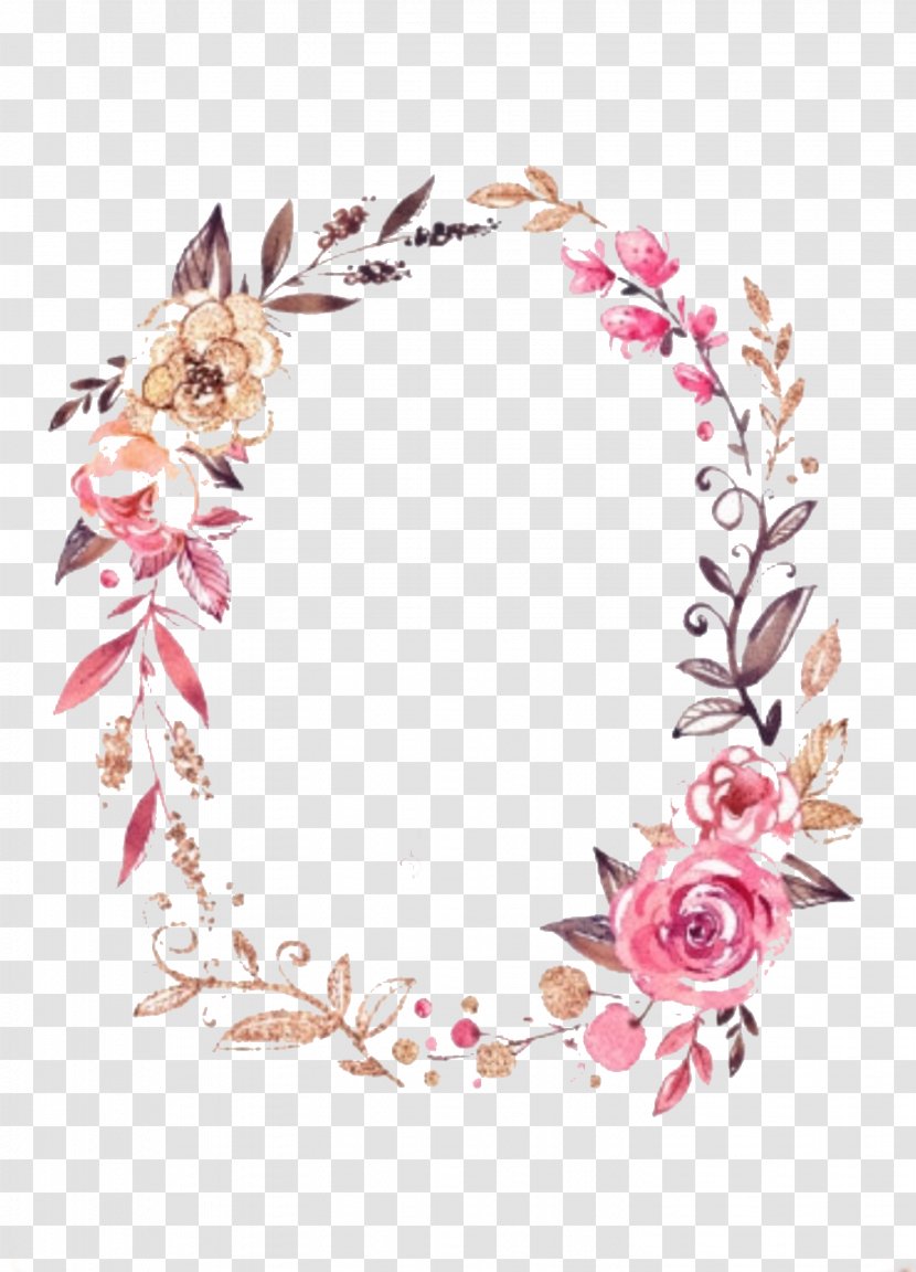 Floral Design Flower Wreath Graphic Transparent PNG