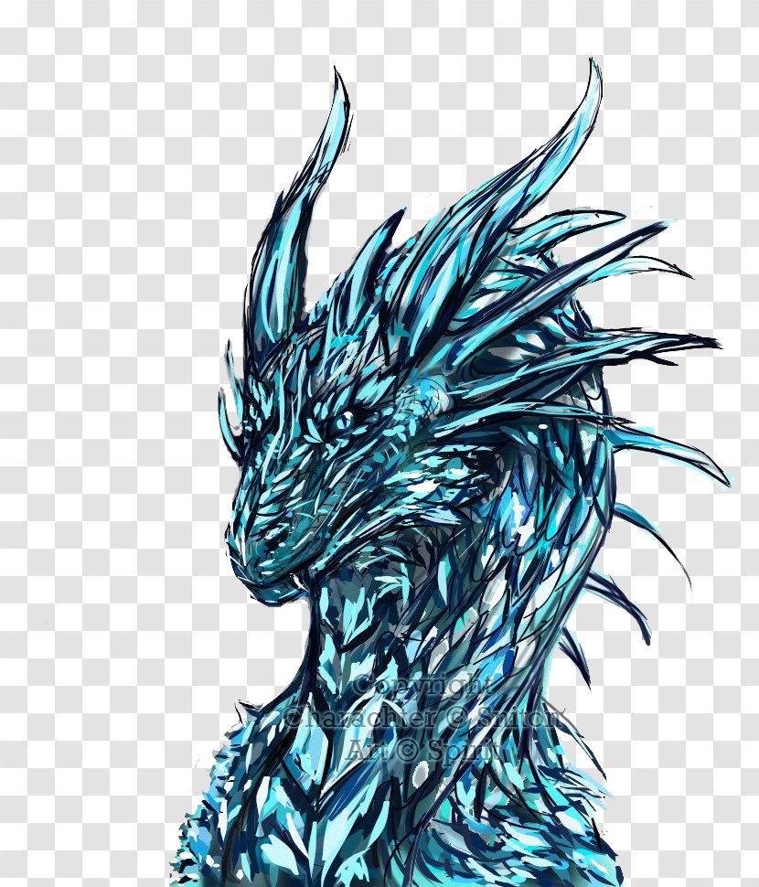 Dragon Teal - Fictional Character - Wolf Head Transparent PNG
