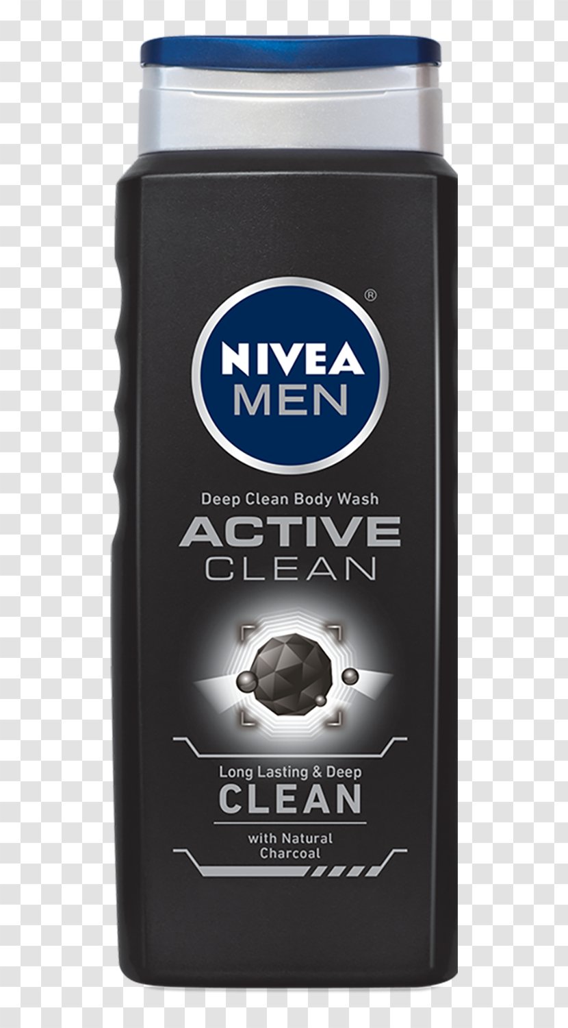 Shower Gel Hygiene Nivea Shampoo - Man - Charcoal Powder Transparent PNG