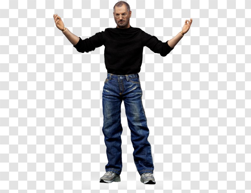 Businessperson Apple Jeans Legend Toys IPhone - Hand - Steve Jobs Transparent PNG