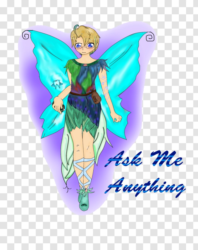 Butterfly Fairy Turquoise - Butterflies And Moths - Tooth Transparent PNG