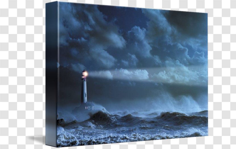 Lighthouse Storm Image Photography - Printmaking Transparent PNG