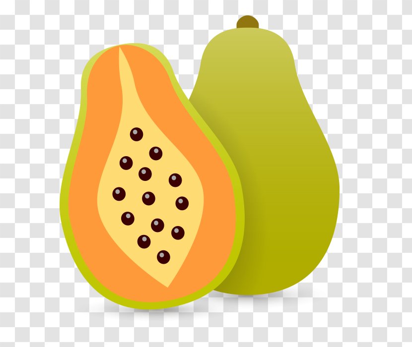 Juice Papaya Fruit Melon - Yellow Transparent PNG