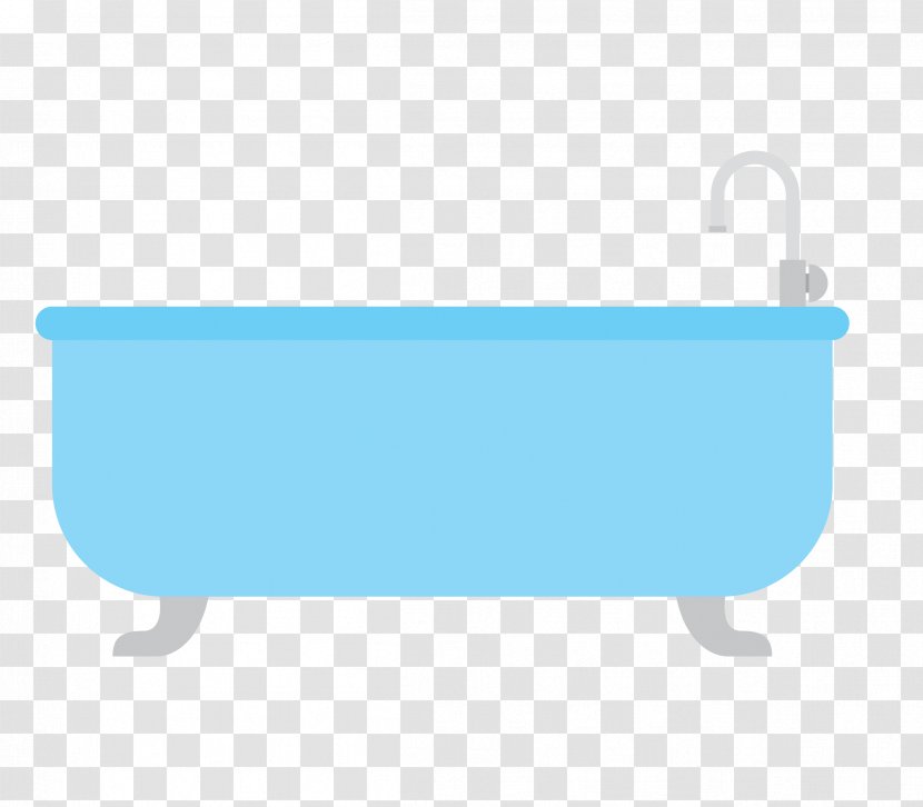 Blue Brand Pattern - Area - Vector Bathtub Transparent PNG