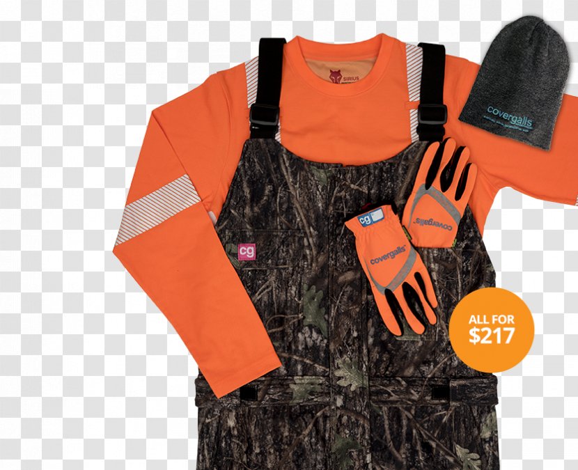 T-shirt Sleeve Personal Protective Equipment Outerwear - Orange Transparent PNG