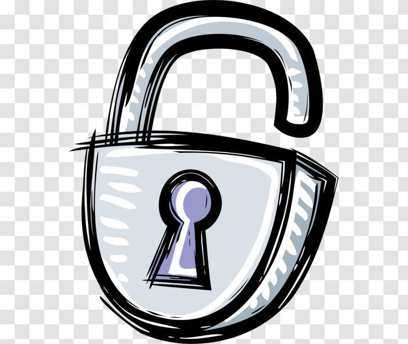 Padlock Clip Art Vector Graphics Illustration - Logo Transparent PNG