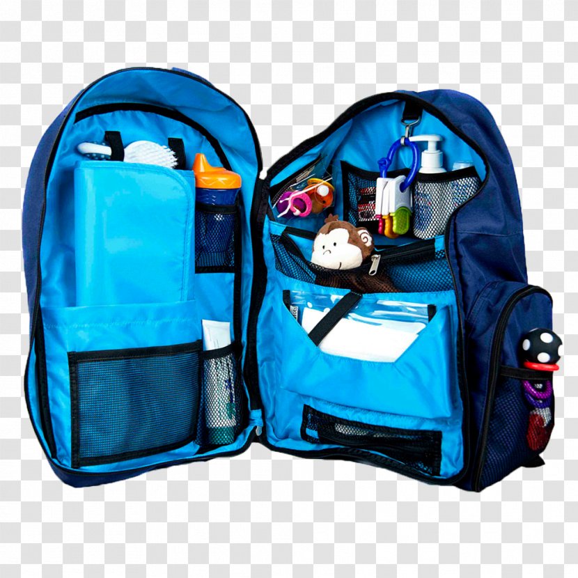 Diaper Bags Backpack Mother - Electric Blue - Bag Transparent PNG
