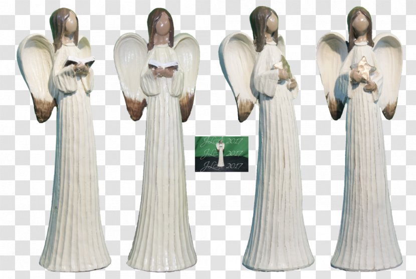 White Angel Figurine Icon - Porcelain - Statue Transparent PNG
