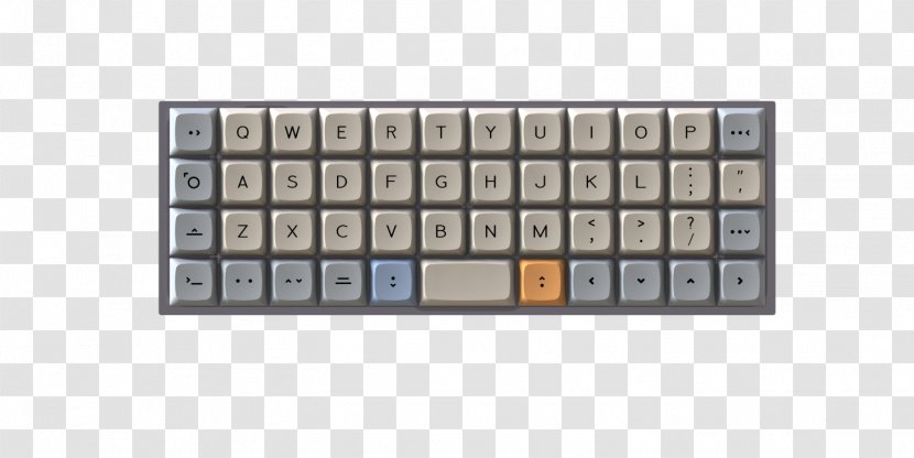 Computer Keyboard Keycap Numeric Keypads Space Bar - Component - Laptop Part Transparent PNG