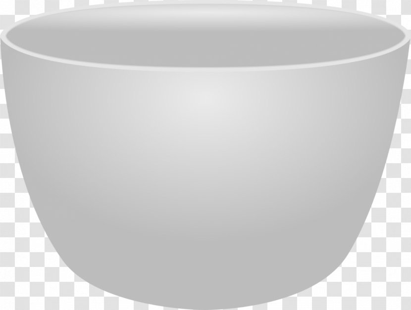 Bowl Petri Dishes Clip Art - Tableware - Grayscale Transparent PNG
