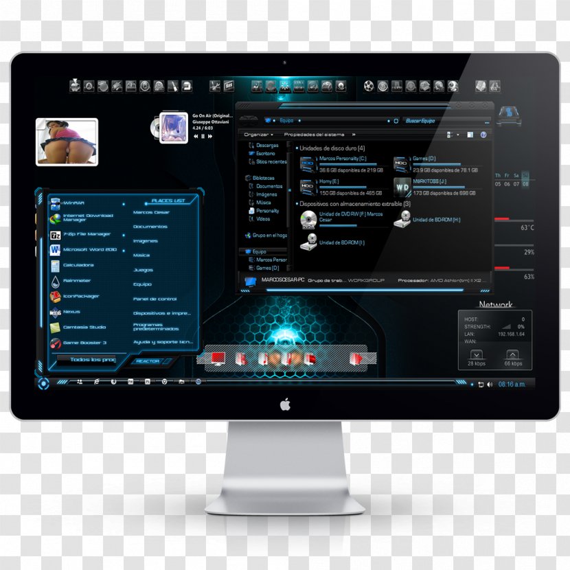 Computer Monitors Software Personal Display Device Technology - Monitor - Hud Transparent PNG