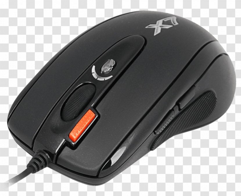 Computer Mouse A4Tech Optical Peripheral USB - Pc Image Transparent PNG