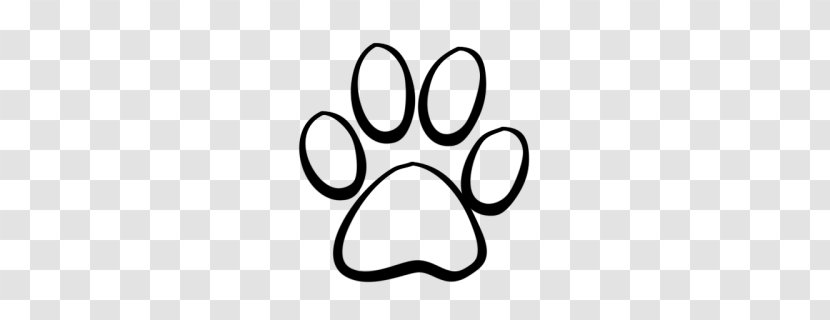 Dog Cat Tiger Coyote Clip Art - Text - Panther Paw Transparent PNG