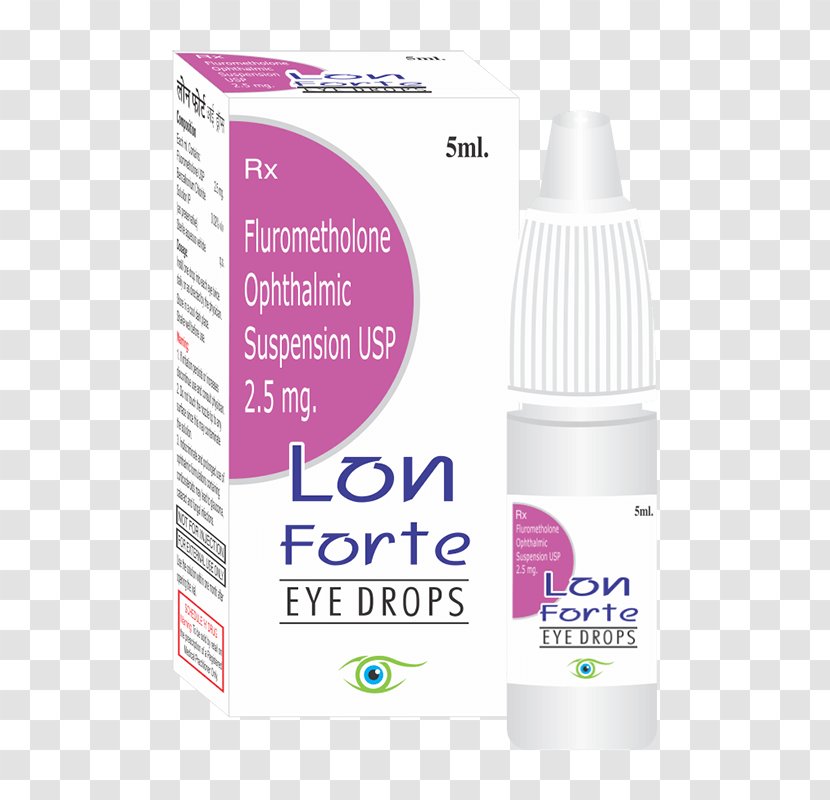 Eye Drops & Lubricants Lotion Steroid - Drop Transparent PNG