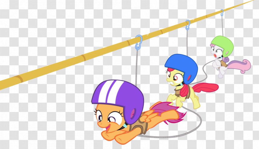 Cartoon Zip-line My Little Pony: Friendship Is Magic Fandom Clip Art - Play - ZipLine Transparent PNG