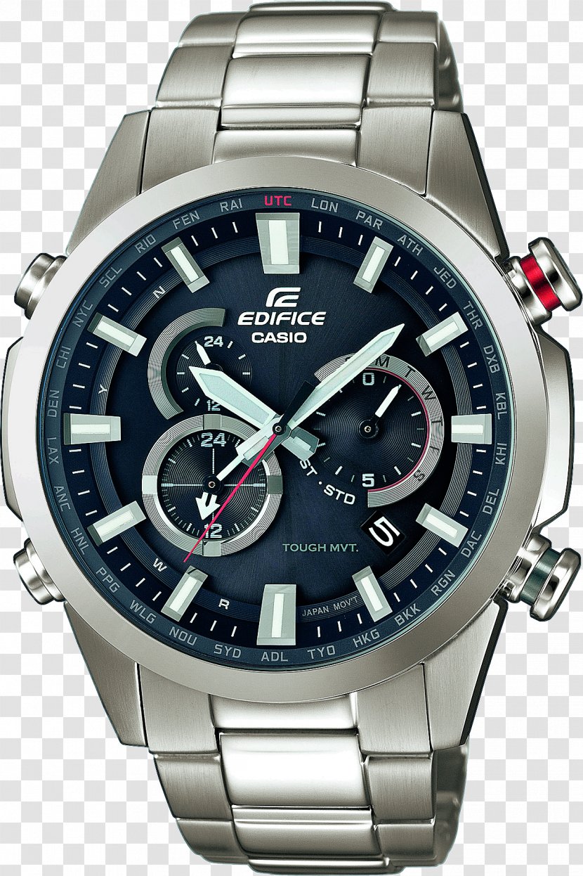 Casio Edifice Clock Wave Ceptor - Watch Transparent PNG
