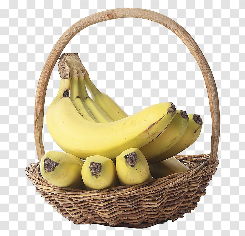 Banana Basket Fruit Clip Art - Gift - Frutas Transparent PNG