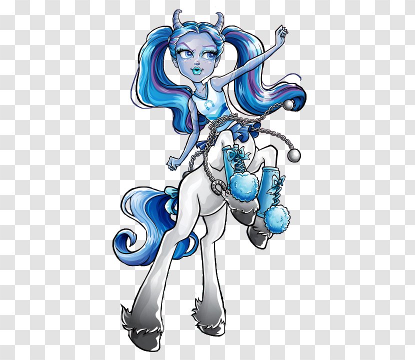 Monster High Barbie Doll Wikia - Electric Blue Transparent PNG
