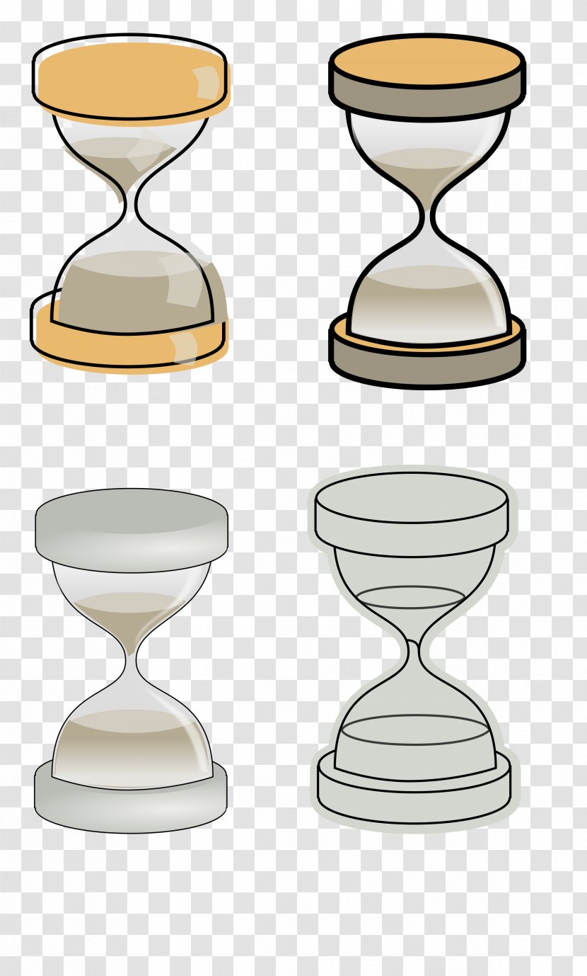 Hourglass Sand Clip Art - Tableware Transparent PNG