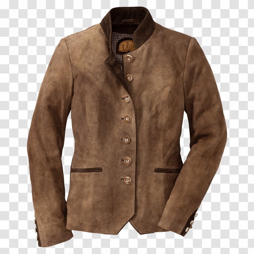 Leather Jacket Fur - Blazer Transparent PNG