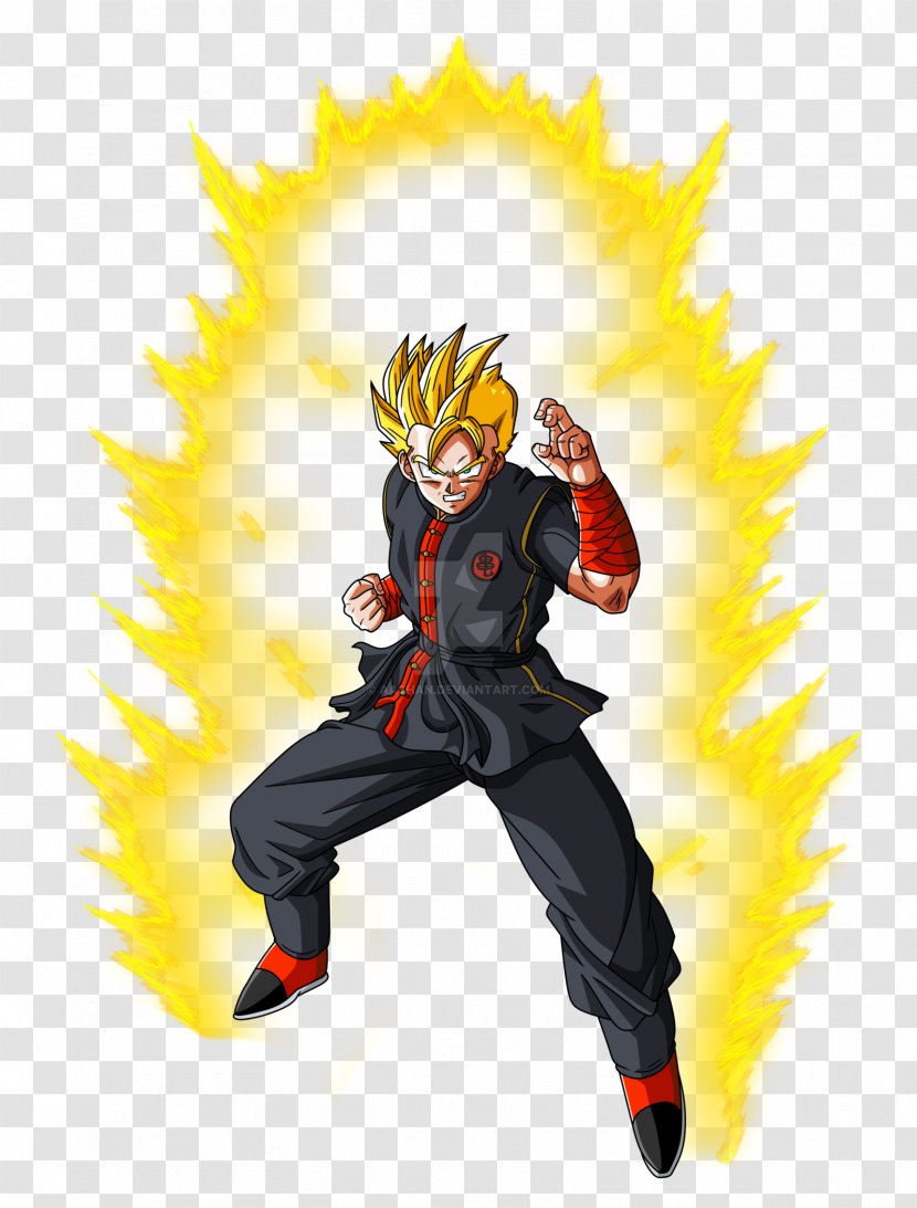 Goku Gohan Vegeta Trunks Majin Buu - Frame Transparent PNG