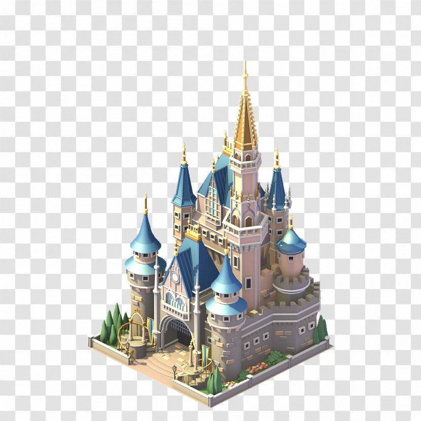 Sleeping Beauty Castle Social City Virtual Magic Kingdom Tokyo Disneyland - Building - In Transparent PNG