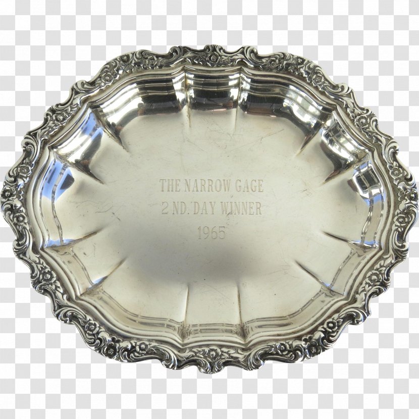 Platter Silver Metal Tableware Transparent PNG