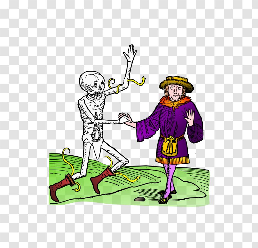 Danse Macabre Dance Illustration - Death - Illustrations Transparent PNG