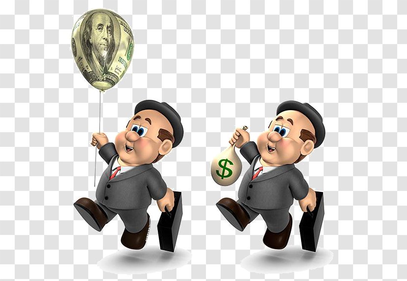 Stock Illustration - Figurine - Cartoon Businessman Transparent PNG
