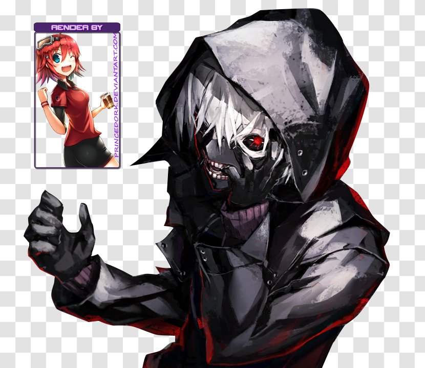 Tokyo Ghoul T-shirt Rendering - Silhouette Transparent PNG