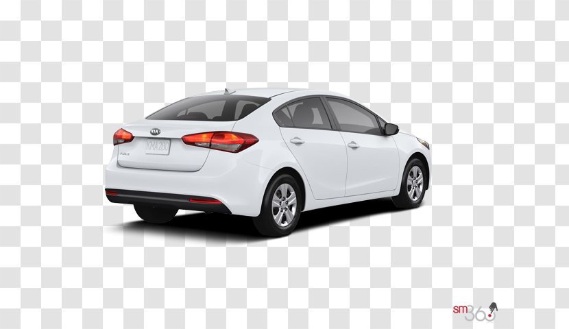 2018 Kia Rio Motors Forte Car - Sedan - Snow White Mirror Transparent PNG