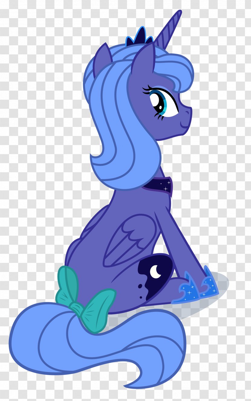 Pony Princess Luna Piefight Art - Listenonrepeat - Electric Blue Transparent PNG