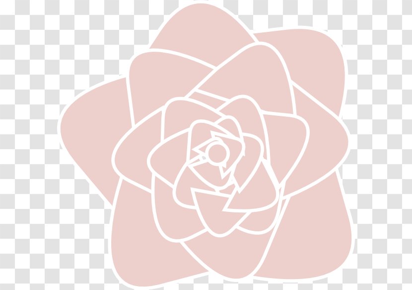 Garden Roses Floral Design Petal - Peach - Large Pearl Transparent PNG