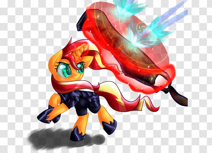 Sunset Shimmer Horse DeviantArt Equestria - Creature Transparent PNG