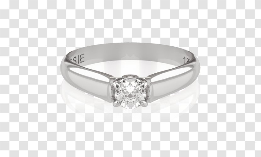 Silver Wedding Ring Body Jewellery - Diamond Transparent PNG