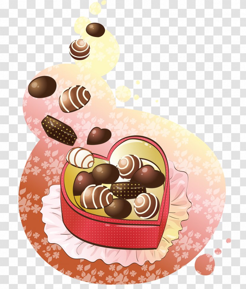 Ice Cream Chocolate Candy - Cuisine - Hand-painted Transparent PNG