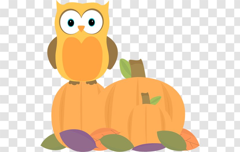 Owl October Happy Time Pre-School Blog Clip Art - Halloween - Fall Scenes Cliparts Transparent PNG