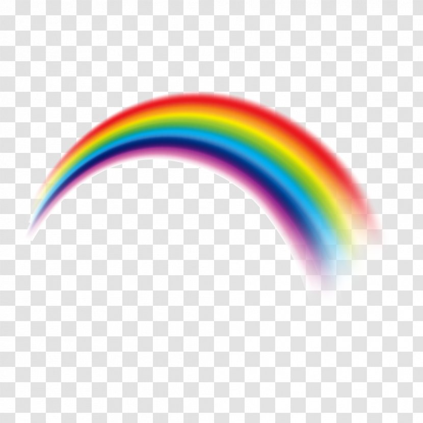 Rainbow Sky Pink Pattern - Meteorological Phenomenon Transparent PNG