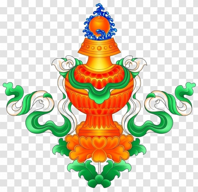 Tibetan Buddhism Ashtamangala Buddhahood - Orange - Pattern Transparent PNG