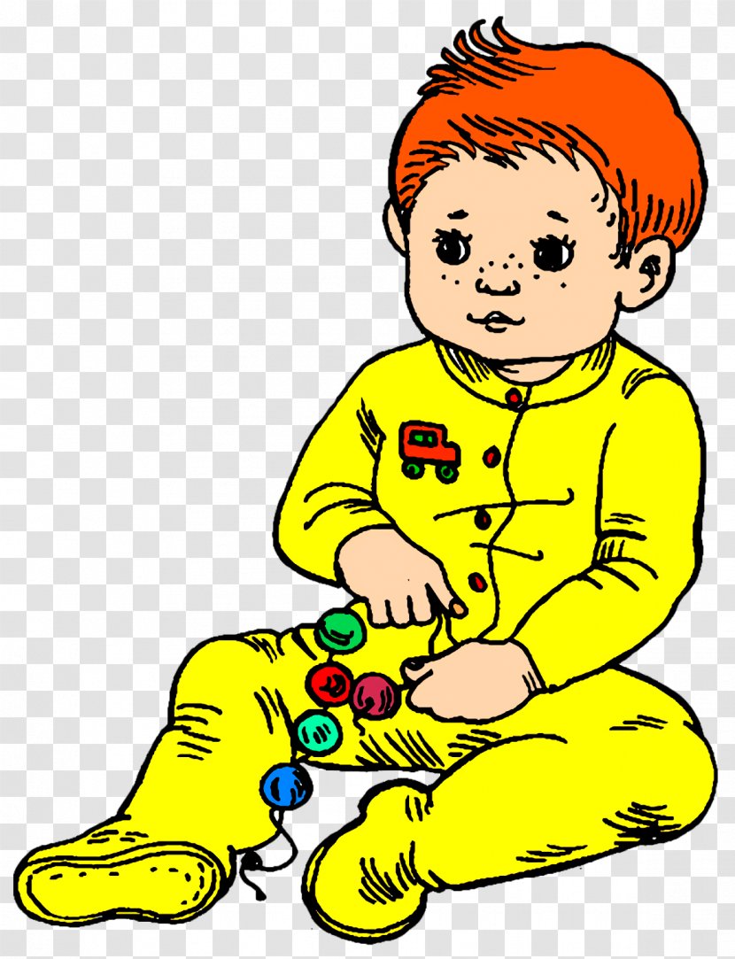 Child Yellow Baby Playing With Toys Toddler Cartoon - Play - Kids Happy Transparent PNG