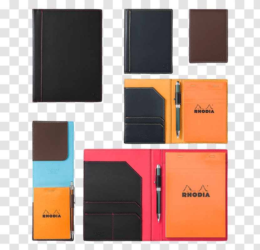 Clairefontaine-Rhodia Bicast Leather Passbook Case - Bank - Bankbook Transparent PNG