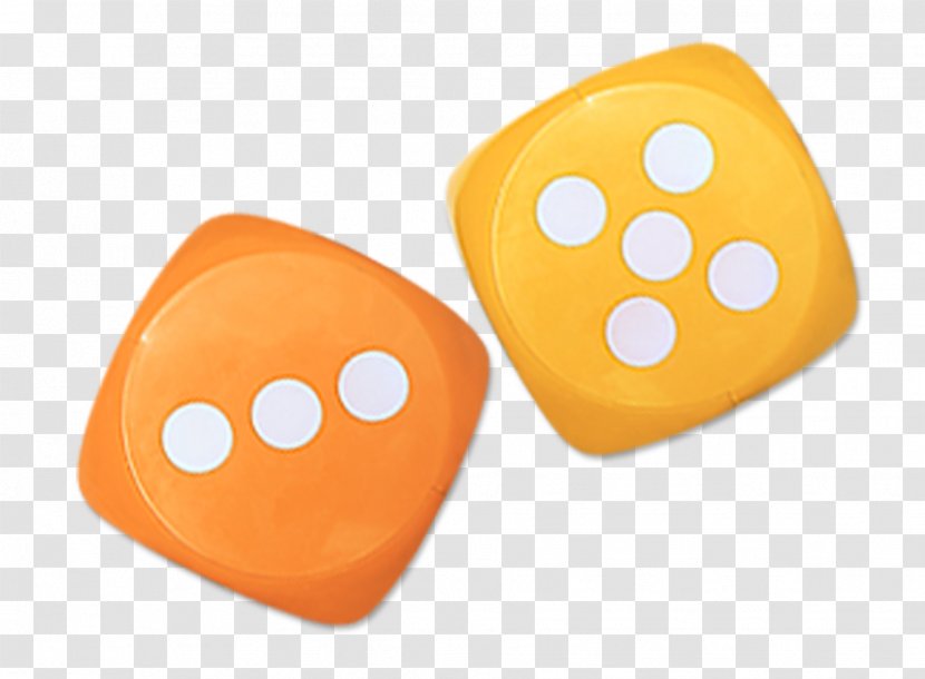 Dice Game - Orange Transparent PNG