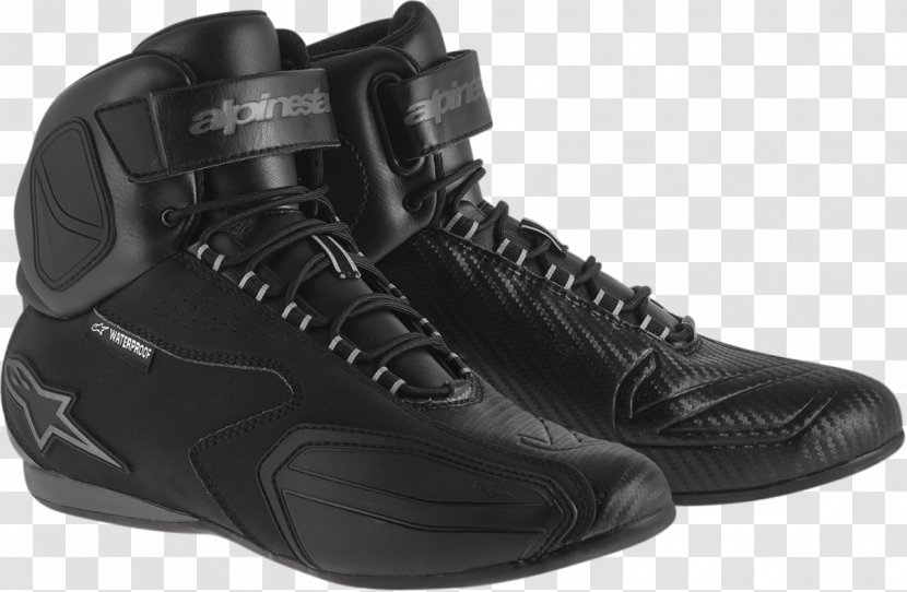 Motorcycle Boot Alpinestars Faster Waterproof Shoes - Shoe Transparent PNG