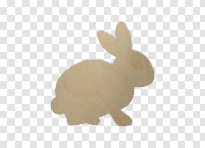 Domestic Rabbit Hare Easter Bunny New England Cottontail - Wood - Shape Transparent PNG