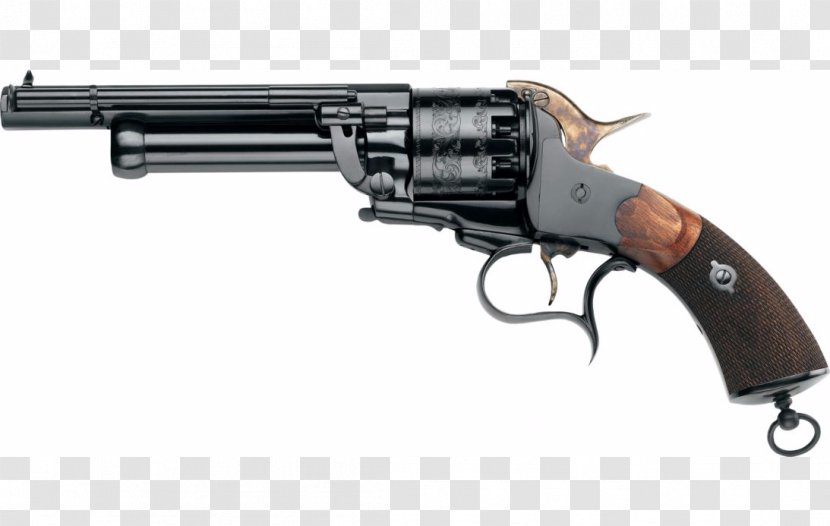 LeMat Revolver Percussion Cap Colt 1851 Navy Firearm - Weapon Transparent PNG